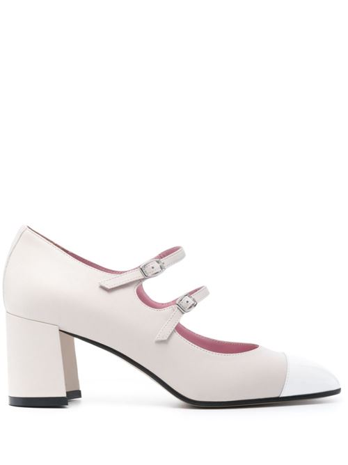 Scarpa donna Mary Janes Cherry CAREL PARIS | CHERRY 332158BEIGE/BLANC